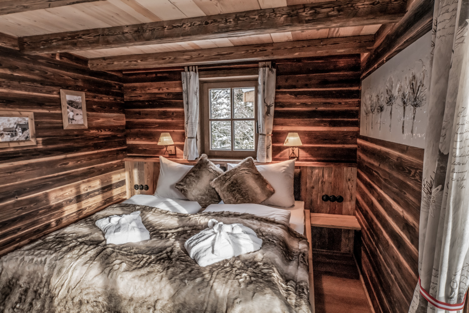 Wohnbereich eines Benglerwald Chalets